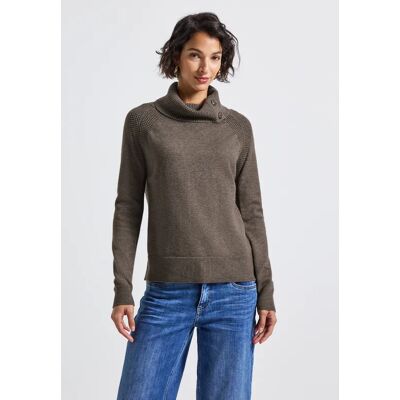 Street One Pullover mit Stehkragen - Braun - Damen Street One Pullover mit Stehkragen - Braun - Damen