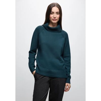 Street One Pullover mit Stehkragen - Türkis - Damen Street One Pullover mit Stehkragen - Türkis - Damen