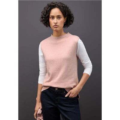 Street One Ärmelloser Pullover - Rosa - Damen Street One Ärmelloser Pullover - Rosa - Damen