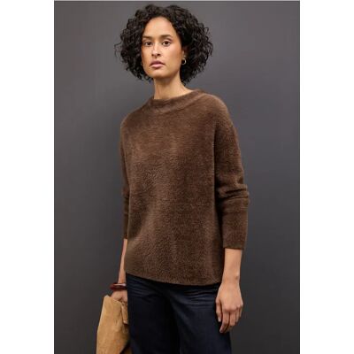 Street One Federgarn Pullover - Braun - Damen Street One Federgarn Pullover - Braun - Damen