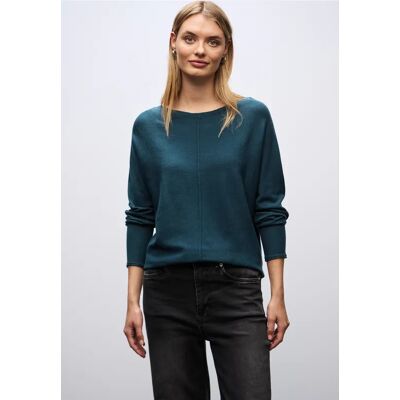 Street One Basic Dolman Pullover - Türkis - Damen Street One Basic Dolman Pullover - Türkis - Damen
