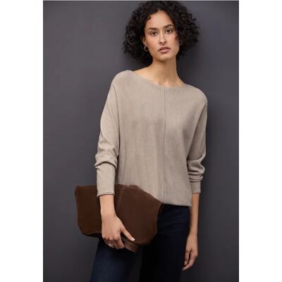 Street One Basic Dolman Pullover - Beige - Damen Street One Basic Dolman Pullover - Beige - Damen