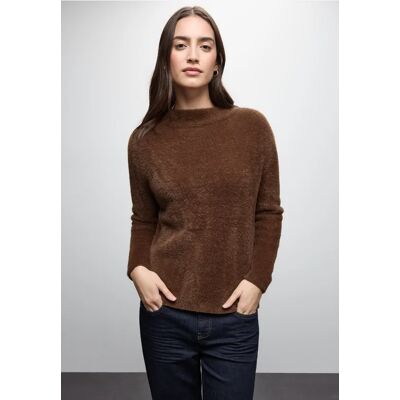 Street One Federgarn Pullover - Braun - Damen Street One Federgarn Pullover - Braun - Damen