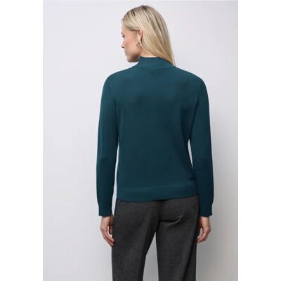 Street One Turtleneck Pullover - Türkis - Damen Street One Turtleneck Pullover - Türkis - Damen