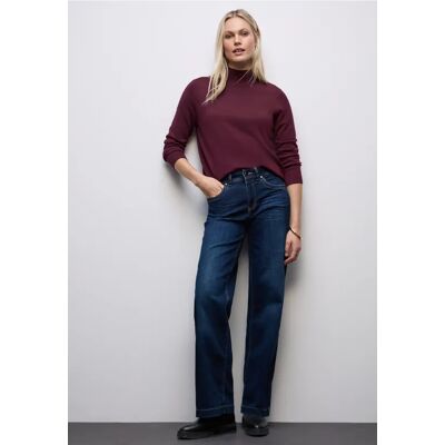 Street One Turtleneck Pullover - Rot - Damen Street One Turtleneck Pullover - Rot - Damen