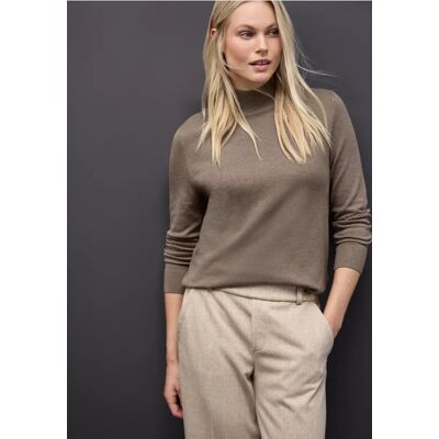 Street One Turtleneck Pullover - Braun - Damen Street One Turtleneck Pullover - Braun - Damen
