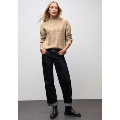 Street One Pullover mit Zopfmuster - Beige - Damen Street One Pullover mit Zopfmuster - Beige - Damen