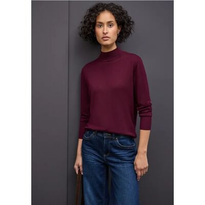 Street One Pullover mit Turtleneck - Rot - Damen Street One Pullover mit Turtleneck - Rot - Damen