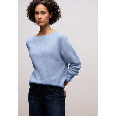 Street One Cosy Dolman Pullover - Blau - Damen Street One Cosy Dolman Pullover - Blau - Damen