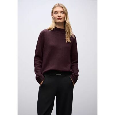 Street One Basic Turtleneck Pullover - Rot - Damen Street One Basic Turtleneck Pullover - Rot - Damen