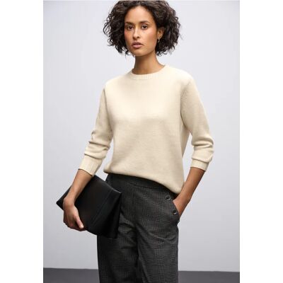 Street One Rundhals Pullover - Beige - Damen Street One Rundhals Pullover - Beige - Damen