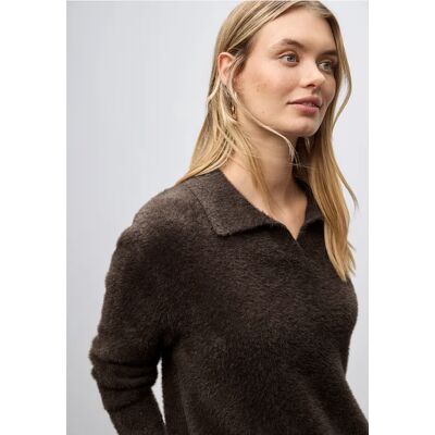 Street One Federgarn Pullover - Braun - Damen Street One Federgarn Pullover - Braun - Damen