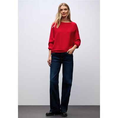 Street One Dolman Pullover - Rot - Damen Street One Dolman Pullover - Rot - Damen