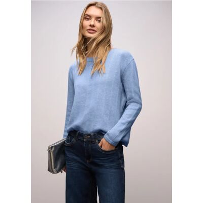 Street One Strukturpullover - Blau - Damen Street One Strukturpullover - Blau - Damen