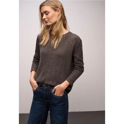 Street One Strukturpullover - Braun - Damen Street One Strukturpullover - Braun - Damen