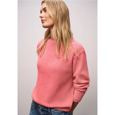 Street One Chenille Pullover - Pink - Damen Street One Chenille Pullover - Pink - Damen