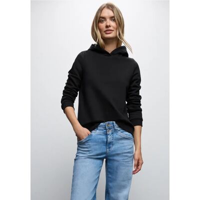 Street One Sweatshirt mit Kapuze - Schwarz - Damen Street One Sweatshirt mit Kapuze - Schwarz - Damen