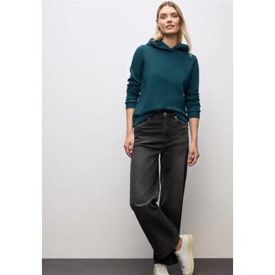 Street One Sweatshirt mit Kapuze - Türkis - Damen Street One Sweatshirt mit Kapuze - Türkis - Damen