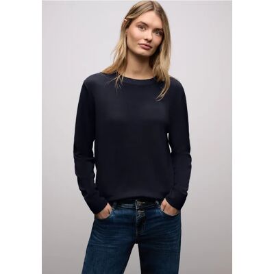 Street One Basic Pullover - Blau - Damen Street One Basic Pullover - Blau - Damen