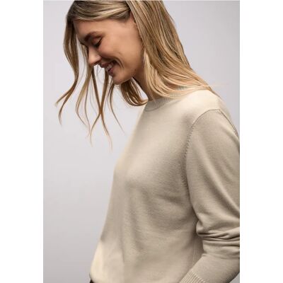 Street One Basic Pullover - Beige - Damen Street One Basic Pullover - Beige - Damen