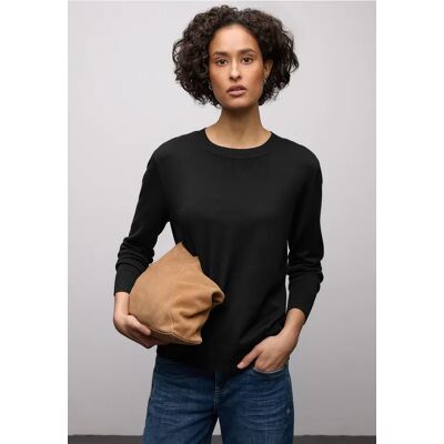 Street One Basic Pullover - Schwarz - Damen Street One Basic Pullover - Schwarz - Damen