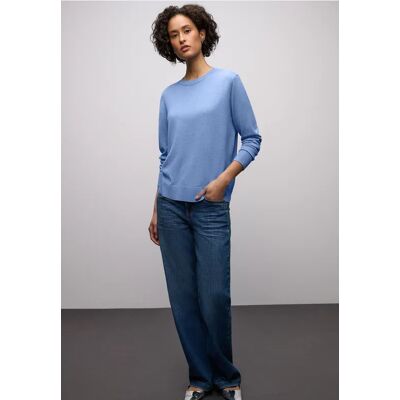 Street One Basic Pullover - Blau - Damen Street One Basic Pullover - Blau - Damen