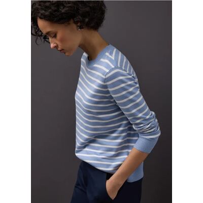 Street One Gestreifter Pullover - Blau - Damen Street One Gestreifter Pullover - Blau - Damen