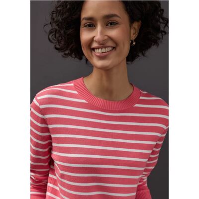 Street One Gestreifter Pullover - Pink - Damen Street One Gestreifter Pullover - Pink - Damen