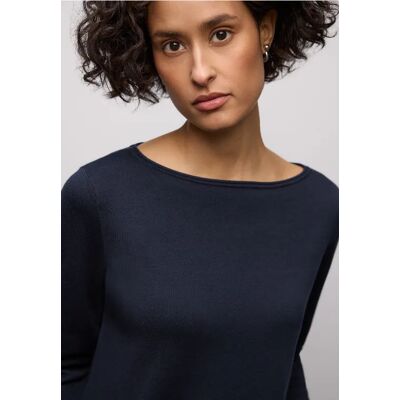 Street One Basic Pullover - Blau - Damen Street One Basic Pullover - Blau - Damen