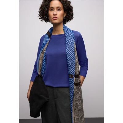 Street One Basic Pullover - Blau - Damen Street One Basic Pullover - Blau - Damen