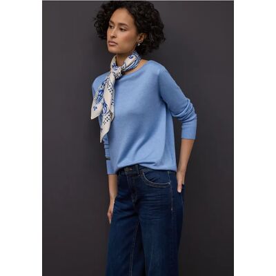 Street One Basic Pullover - Blau - Damen Street One Basic Pullover - Blau - Damen
