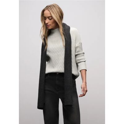 Street One Pullover mit Strukturmix - Grau - Damen Street One Pullover mit Strukturmix - Grau - Damen