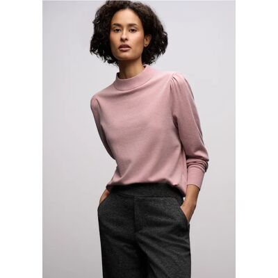 Street One Kuscheliger Basic Pullover - Rosa - Damen Street One Kuscheliger Basic Pullover - Rosa - Damen