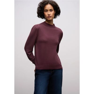 Street One Kuscheliger Basic Pullover - Rot - Damen Street One Kuscheliger Basic Pullover - Rot - Damen