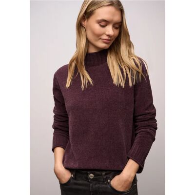 Street One Softer Chenille Pullover - Rot - Damen Street One Softer Chenille Pullover - Rot - Damen