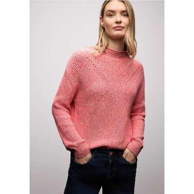Street One Mouline Pullover - Pink - Damen Street One Mouline Pullover - Pink - Damen