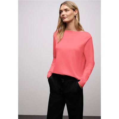 Street One Basic U-Boot Pullover - Pink - Damen Street One Basic U-Boot Pullover - Pink - Damen