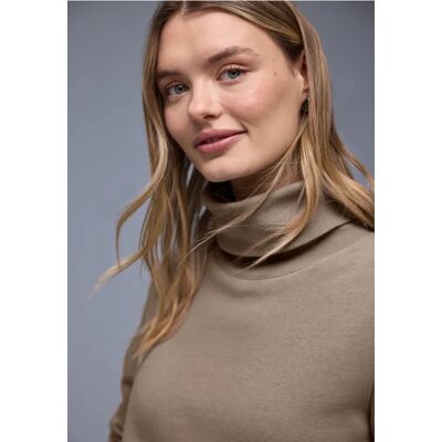 Street One Pullover in Unifarbe - Braun - Damen Street One Pullover in Unifarbe - Braun - Damen