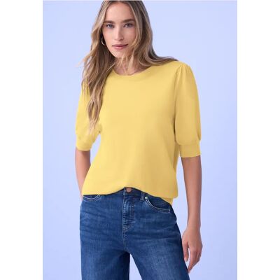 Street One Pullover in Unifarbe - Gelb - Damen Street One Pullover in Unifarbe - Gelb - Damen