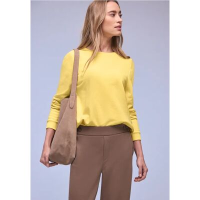 Street One Basic Sweatshirt - Gelb - Damen Street One Basic Sweatshirt - Gelb - Damen