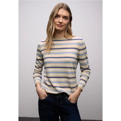 Street One Gestreifter Pullover - Beige - Damen Street One Gestreifter Pullover - Beige - Damen