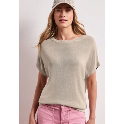 Street One Pullover mit U-Boot-Ausschnitt - Beige - Damen Street One Pullover mit U-Boot-Ausschnitt - Beige - Damen