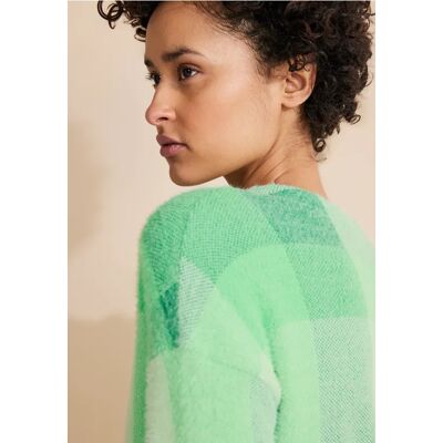 Street One Federgarn Karoshirt - Grün - Damen Street One Federgarn Karoshirt - Grün - Damen