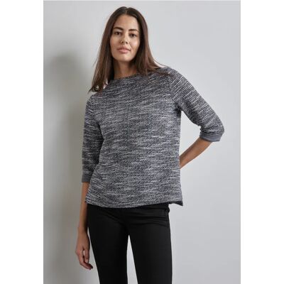 Street One Bouclé Shirt - Schwarz - Damen Street One Bouclé Shirt - Schwarz - Damen
