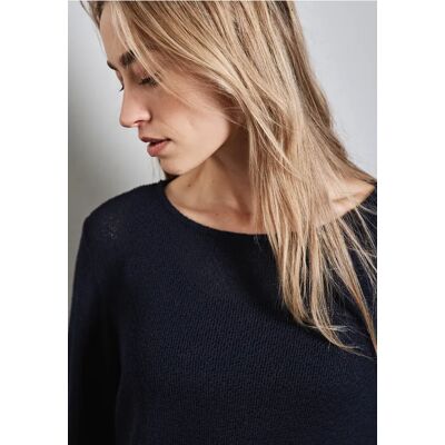 Street One Strick-Look Shirt - Blau - Damen Street One Strick-Look Shirt - Blau - Damen