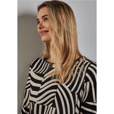 Street One Bedrucktes Shirt - Schwarz - Damen Street One Bedrucktes Shirt - Schwarz - Damen