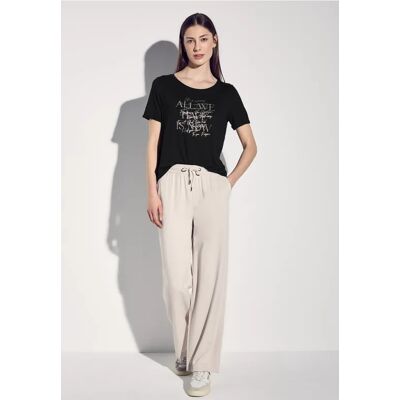 Street One T-Shirt mit Print - Schwarz - Damen Street One T-Shirt mit Print - Schwarz - Damen