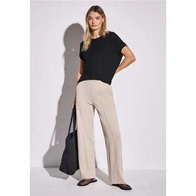 Street One Shirt mit Lochmusterdetail - Schwarz - Damen Street One Shirt mit Lochmusterdetail - Schwarz - Damen
