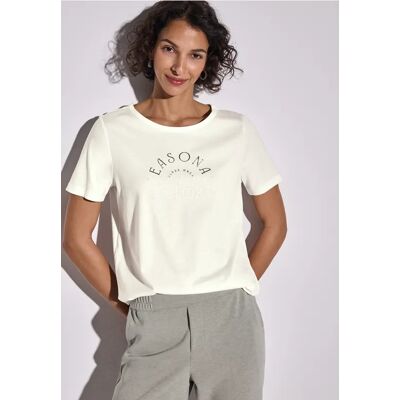 Street One T-Shirt mit Wording - Weiß - Damen Street One T-Shirt mit Wording - Weiß - Damen