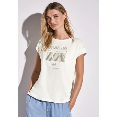 Street One Shirt mit Foto-Print - Weiß - Damen Street One Shirt mit Foto-Print - Weiß - Damen